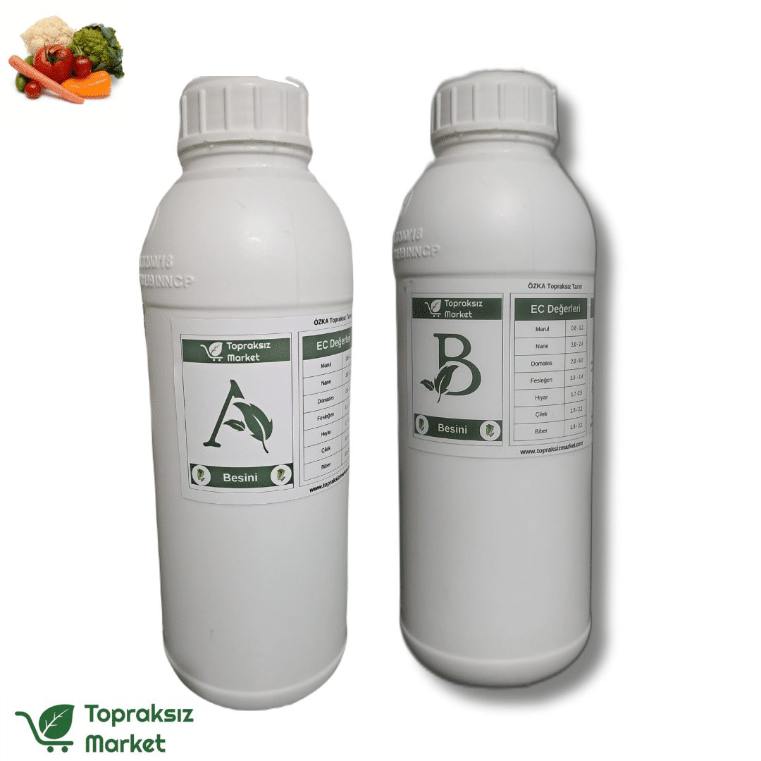 ÖZKA Topraksız Tarım Genel A ve B Besini 1L