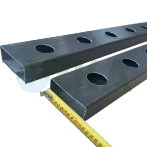 1.5 metre uzunluğunda NFT kanal, topraksız tarım için PVC sistem