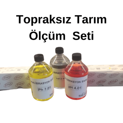 Topraksız tarım pH , EC metre