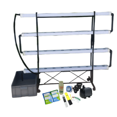 Topraksız tarım hobi seti 40 gözlü hidroponik nft set