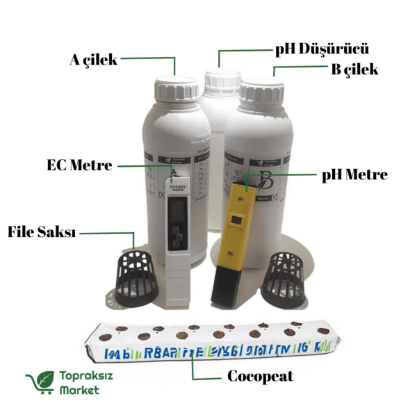 Topraksız Tarım Çilek Başlangıç Kiti
