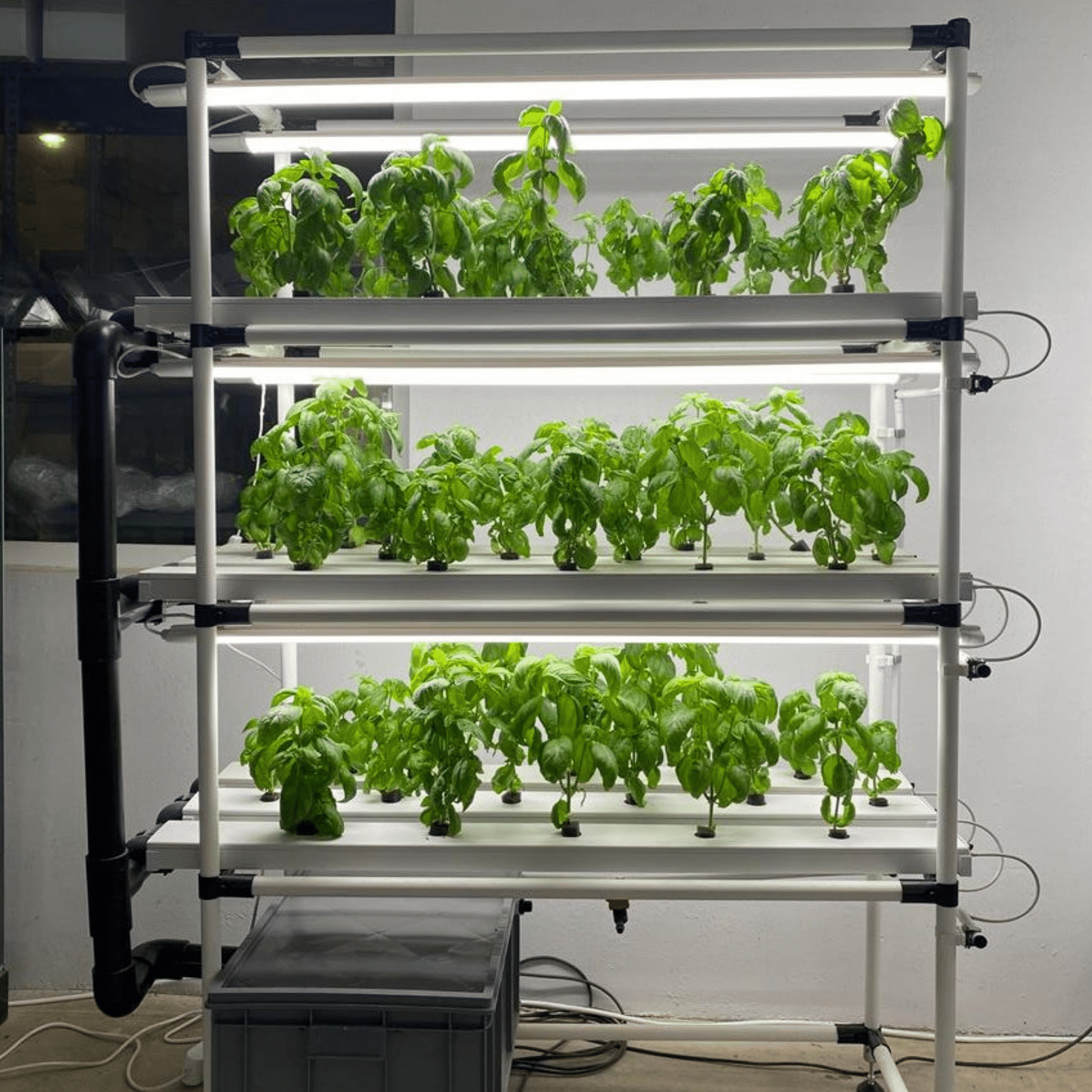 DİKEY TOPRAKSIZ TARIM SETİ AYDINLATMALI