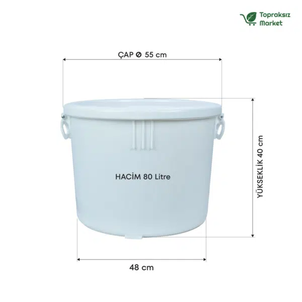 8 katlı 40 gözlü dikey topraksız tarım kulesi sistemi