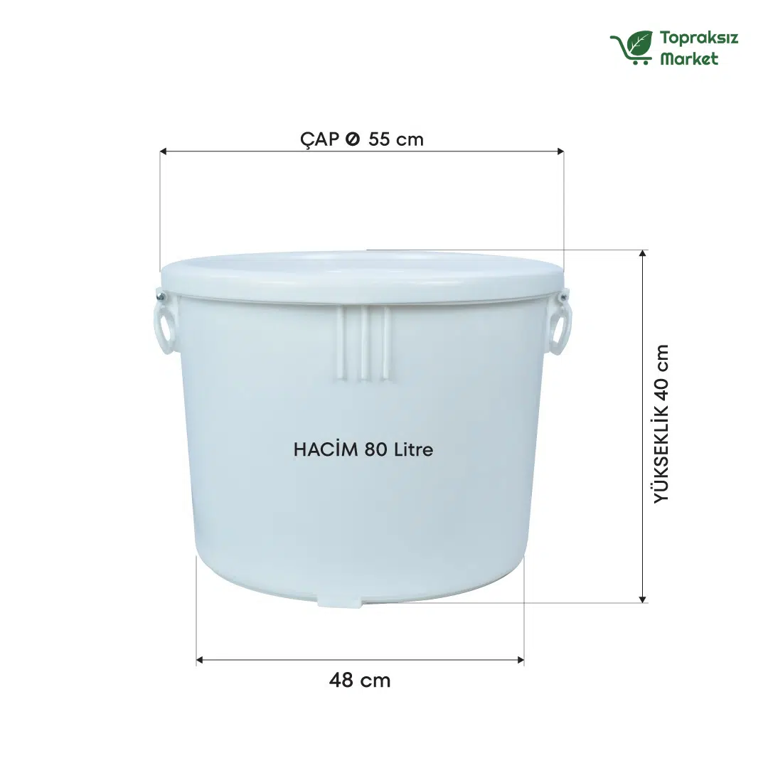 8 katlı 40 gözlü dikey topraksız tarım kulesi sistemi