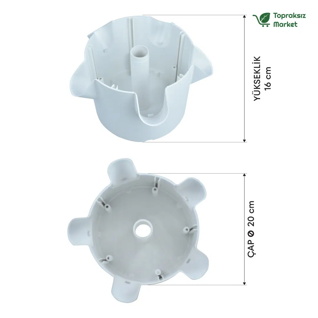 HİDROPONİK DİKEY KULE MODÜL SETİ (8 Adet + Üst Kapak) 3 HİDROPONİK DİKEY KULE MODÜL SETİ (8 Adet + Üst Kapak)