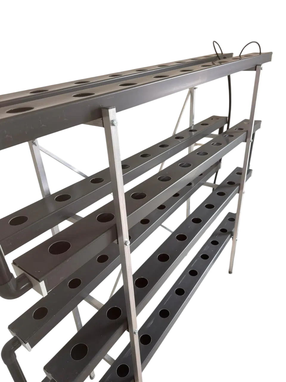 80 Gözlü Dikey Hidroponik NFT Hobi Seti | Topraksız Tarım Sistemi