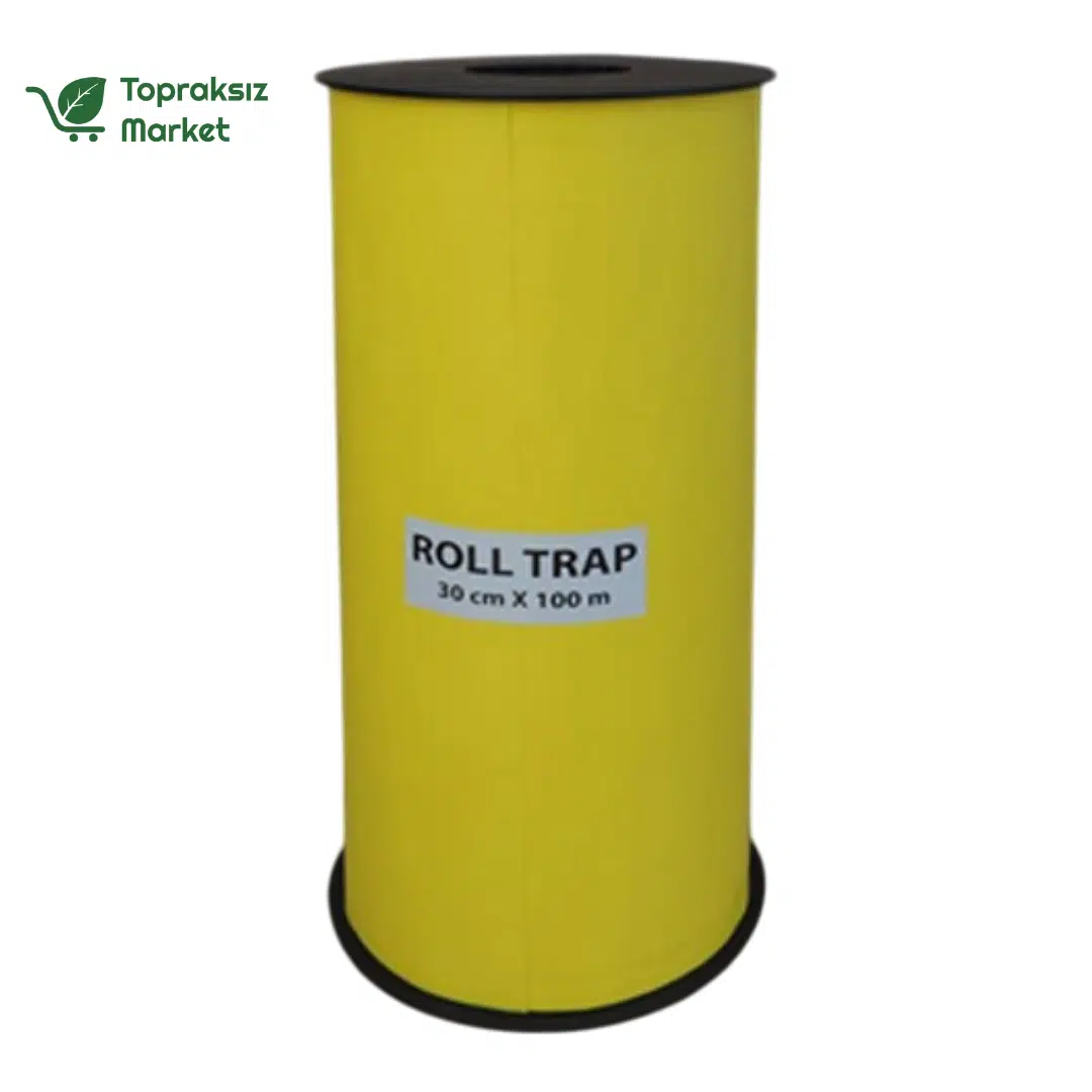Yapışkan rulo tuzak 30x100 metre sarı – seralarda haşere kontrolü için geniş yüzeyli çözüm