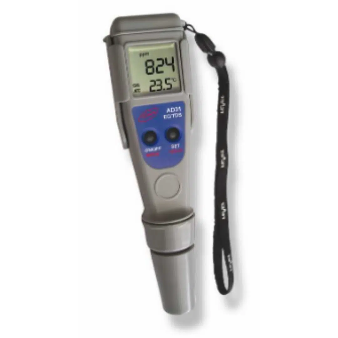 ADWA pH EC Ölçüm Seti – AD12 + AD31 Su Geçirmez Kalibrasyonlu Cihaz