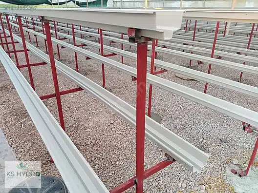 2m Çilek Kanalı (Çilek Oluğu) PVC Topraksız Tarım Kanalı