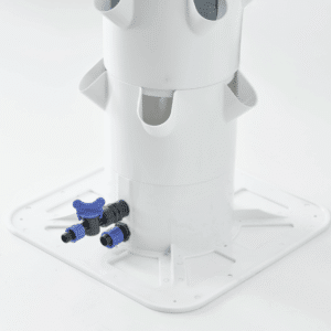 dikey kule kaideli alt modül çoklu kule besleme hidroponik sistem