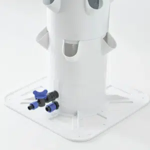 dikey kule kaideli alt modül çoklu kule besleme hidroponik sistem