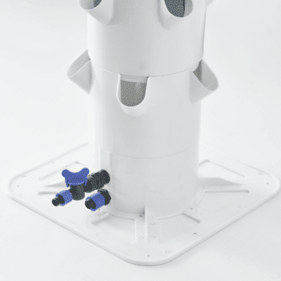 dikey kule kaideli alt modül çoklu kule besleme hidroponik sistem