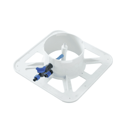 Dikey Kule Alt Modül – Çoklu Kule Besleme Sistemi 4 dikey kule kaideli alt modül çoklu kule besleme hidroponik sistem