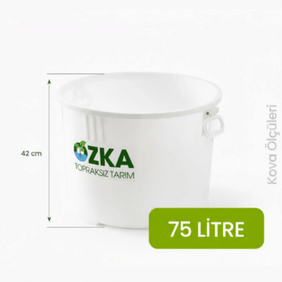 10 katlı 50 gözlü 75 litre depolu dikey topraksız tarım kulesi hidroponik sistem