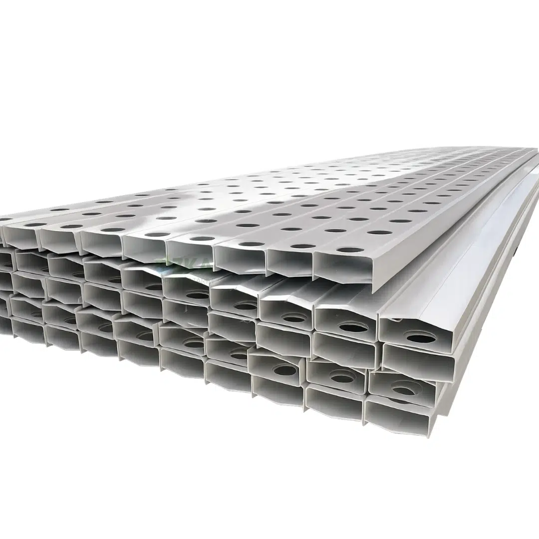 NFT kanal 1.5 metre 100x50 mm orijinal beyaz su yollu topraksız tarım kanalı