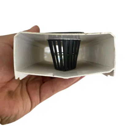 NFT kanal 1.5 metre 100x50 mm orijinal beyaz su yollu topraksız tarım kanalı