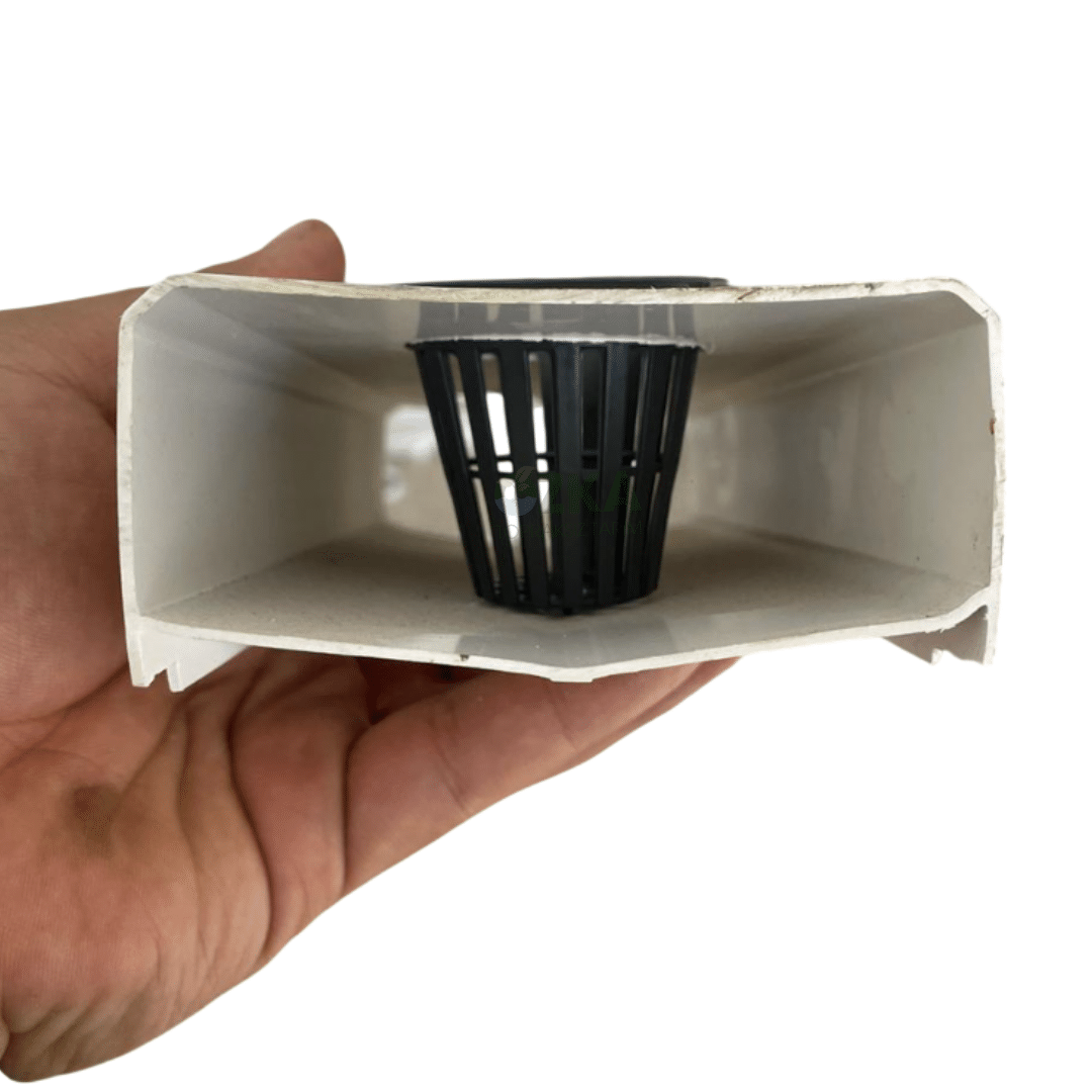 NFT Kanal 1.5 Metre 100x50 mm Orijinal Beyaz – Topraksız Tarım & Hidroponik Yetiştirme Kanalı 3 NFT kanal 1.5 metre 100x50 mm orijinal beyaz su yollu topraksız tarım kanalı