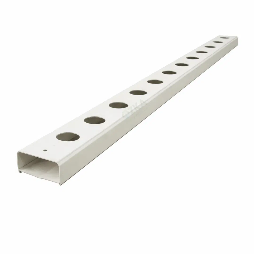 NFT kanal 1.5 metre 100x50 mm orijinal beyaz su yollu topraksız tarım kanalı