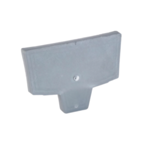 Tek Oluk Çilek Kanalı Başlangıç Kapağı (Stop) PVC Uç Kapağı